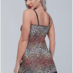 Leopard Print Nightdress Women Sleepwear